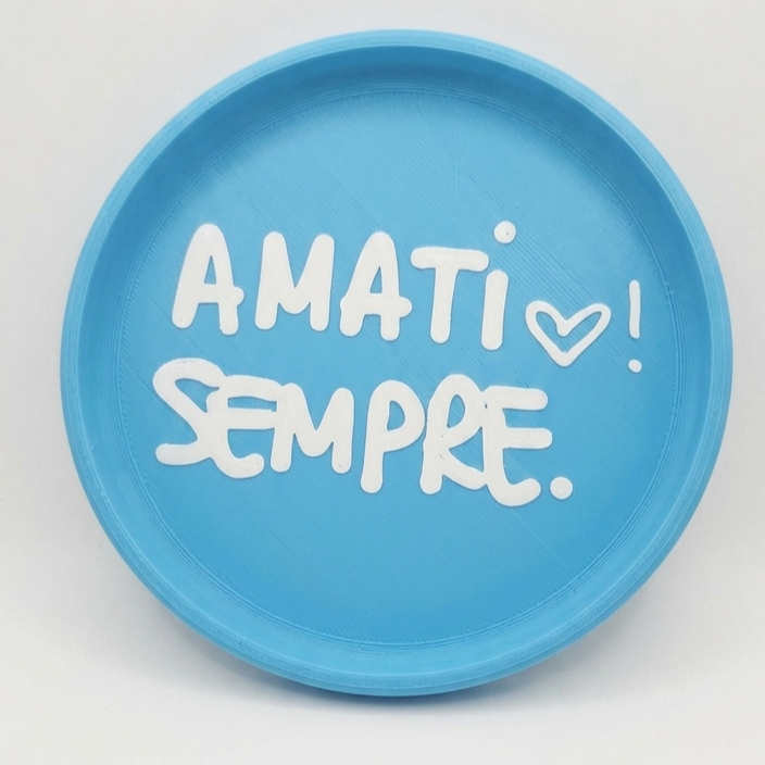 💙 Vassoio Svuotatasche “Amati Sempre”