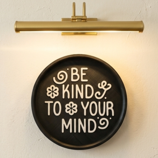 Vassoio Svuotatasche “Be Kind to Your Mind”