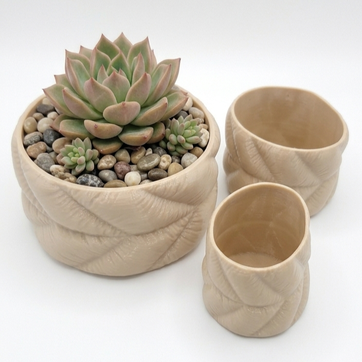 Set Vasi Trapunta – 3 Pezzi Unici